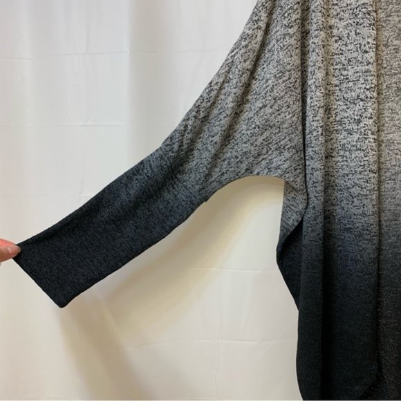 Material Girl Black, Blue, Grey Ombré Long Sleeve Cardigan - Picture 3 of 7